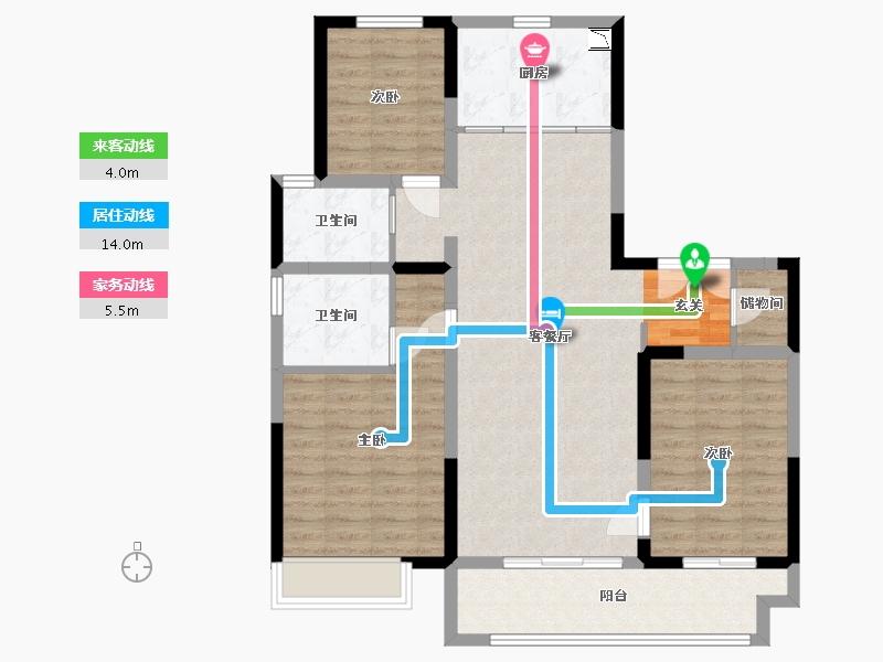 河北省-石家庄市-保利和光尘樾-97.55-户型库-动静线