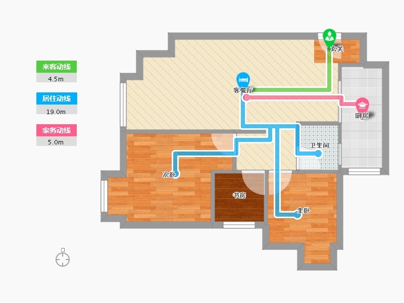 重庆-重庆市-中交万都汇-58.25-户型库-动静线