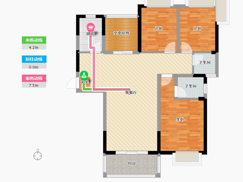 广西壮族自治区-南宁市-贵源城市新都-97.86-户型库-动静线