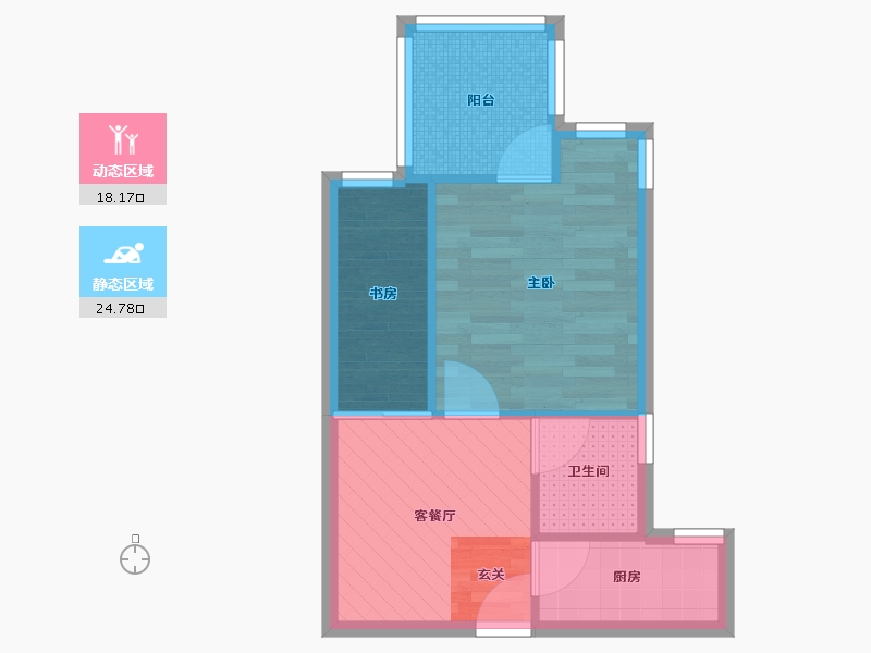 四川省-成都市-城市锦江花园二期-37.40-户型库-动静分区