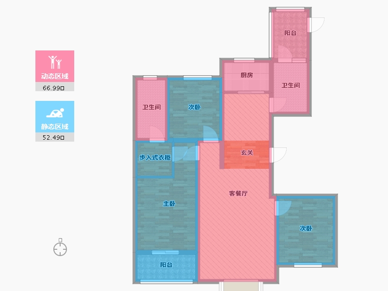 河北省-保定市-天鹅湖-104.00-户型库-动静分区