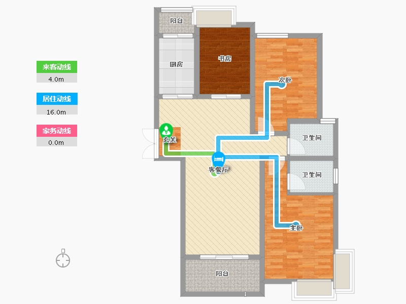 江西省-九江市-中房浔阳城-96.83-户型库-动静线