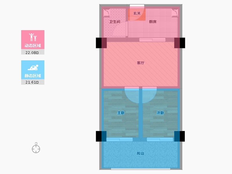 广西壮族自治区-南宁市-大学路-36.63-户型库-动静分区