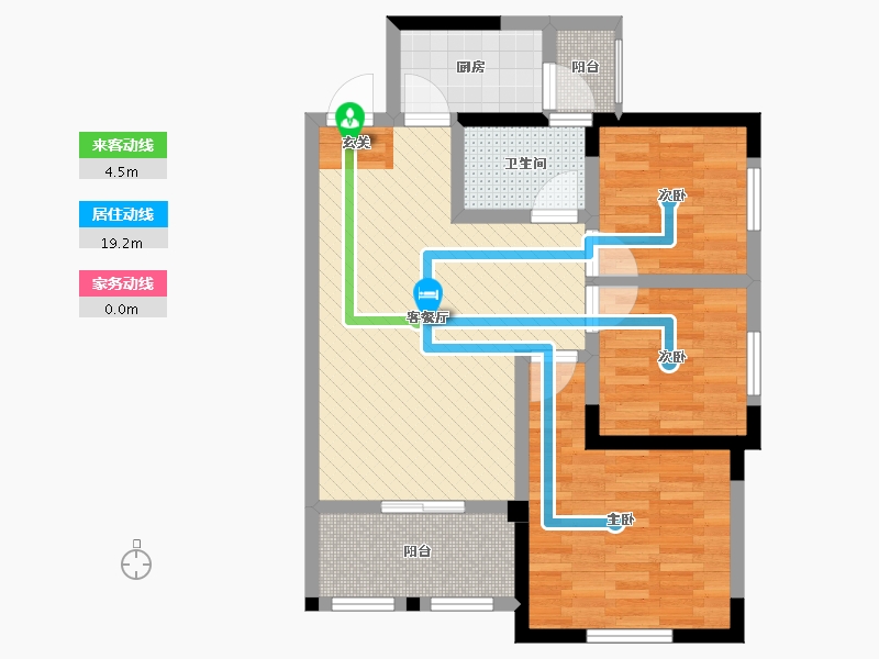 四川省-成都市-蜀南春郡-71.08-户型库-动静线