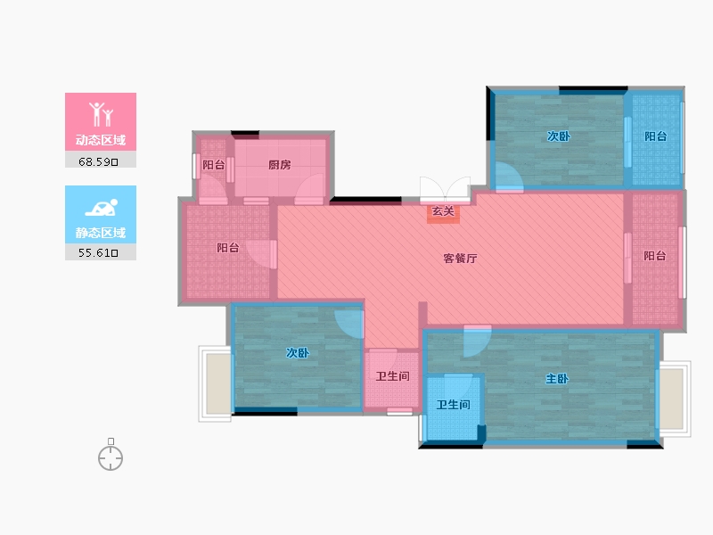 广西壮族自治区-桂林市-同兴城-108.38-户型库-动静分区