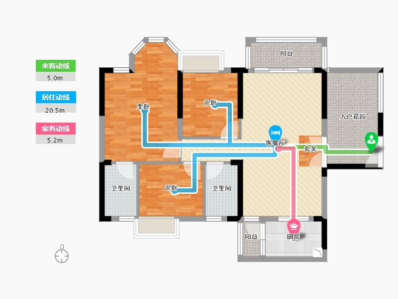 广东省-清远市-龙汇领峰-99.15-户型库-动静线