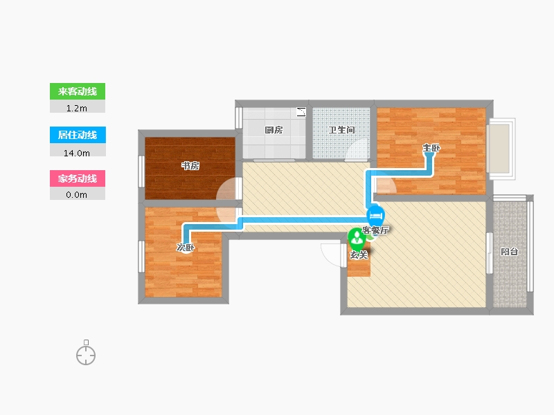 山西省-运城市-紫金城-76.85-户型库-动静线