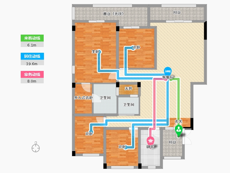 广西壮族自治区-南宁市-江湾山语城-154.22-户型库-动静线