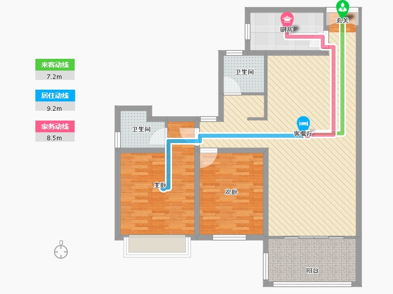 江西省-赣州市-龙城江山-98.00-户型库-动静线