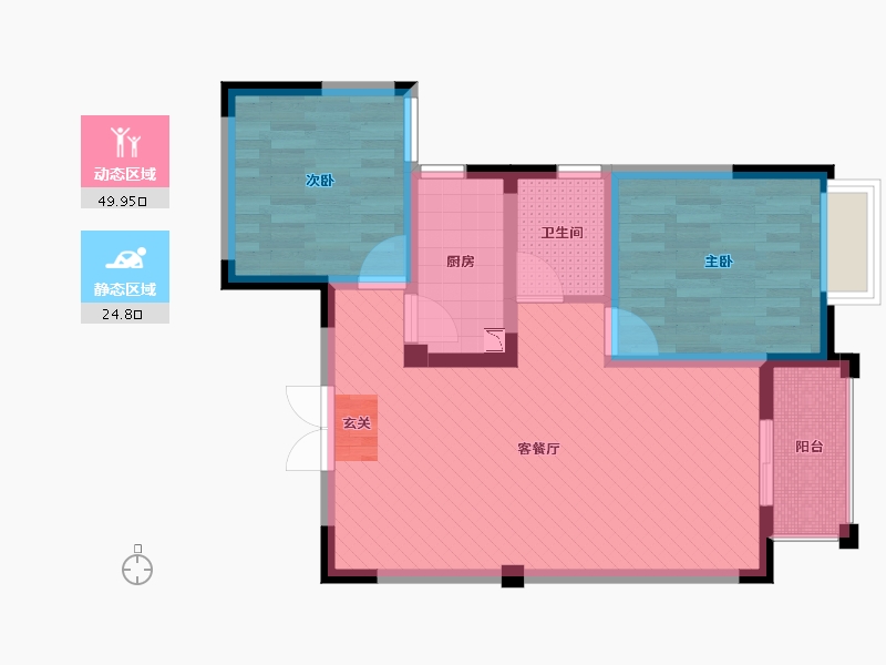 河南省-周口市-志远小区-65.37-户型库-动静分区