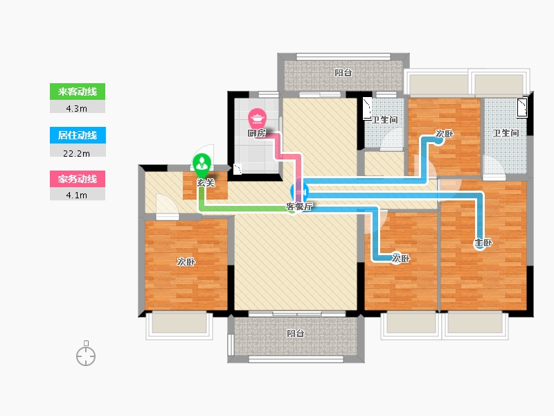 广东省-汕头市-碧桂园(建设中)-108.31-户型库-动静线