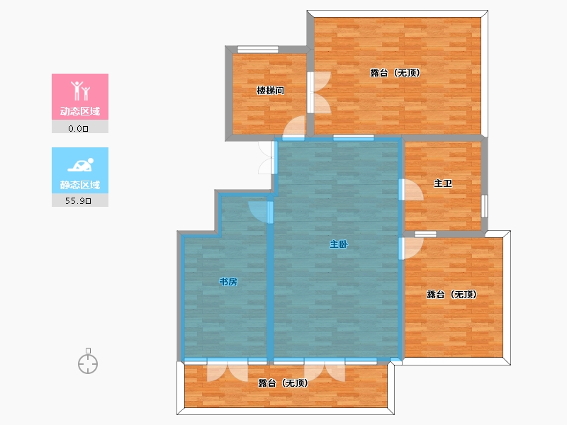 山东省-临沂市-汇金湾-122.50-户型库-动静分区