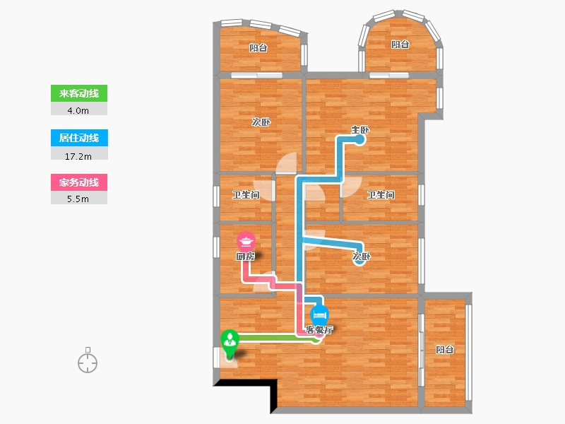 福建省-泉州市-海西上城-104.45-户型库-动静线