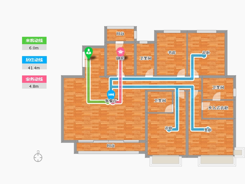 河北省-石家庄市-富力城-164.00-户型库-动静线