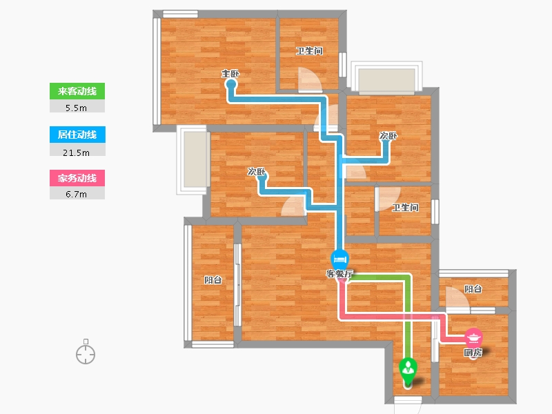 四川省-广安市-紫云台-82.10-户型库-动静线