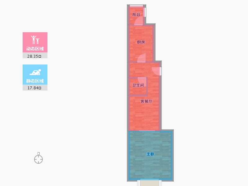 北京-北京市-清润家园-40.91-户型库-动静分区