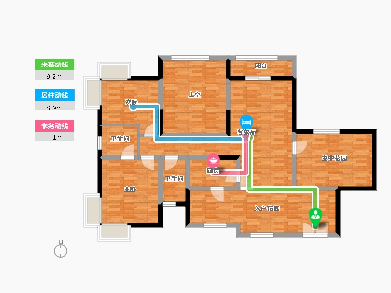 广东省-东莞市-新世纪星城三期-117.49-户型库-动静线