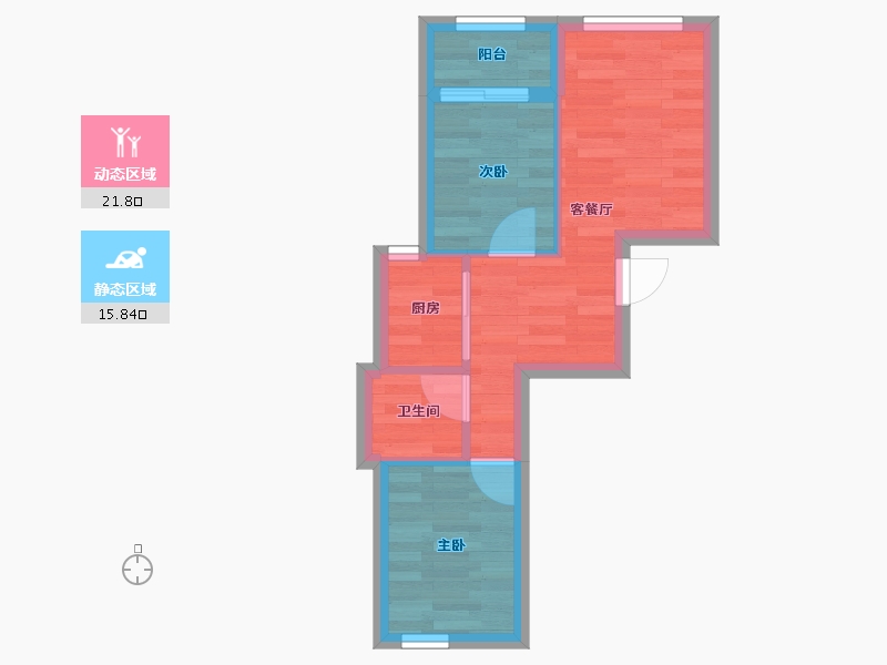 新疆维吾尔自治区-乌鲁木齐市-华凌公馆-32.16-户型库-动静分区