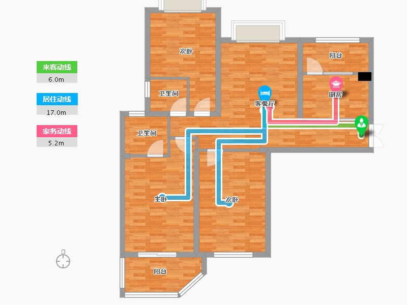 福建省-莆田市-云顶枫丹-98.09-户型库-动静线