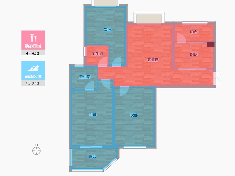 福建省-莆田市-云顶枫丹-98.09-户型库-动静分区