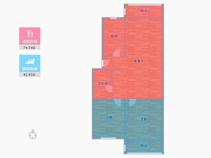 天津-天津市-馨名园-108.57-户型库-动静分区