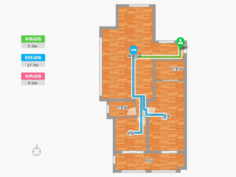 江苏省-镇江市-中建大观-97.75-户型库-动静线