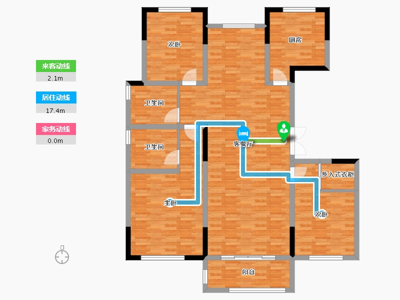 江苏省-徐州市-港利上城国际-131.33-户型库-动静线