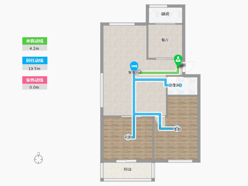 福建省-福州市-卧湖新苑-98.00-户型库-动静线