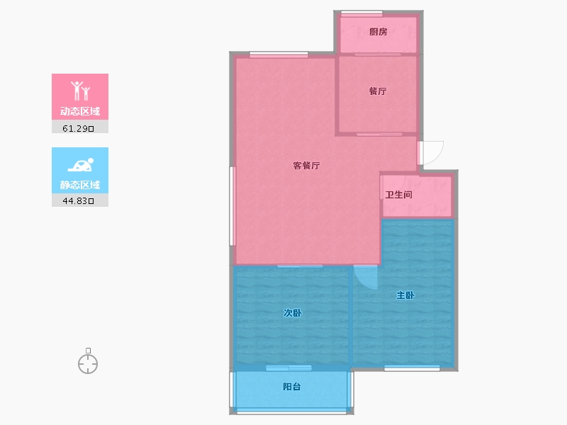 福建省-福州市-卧湖新苑-98.00-户型库-动静分区