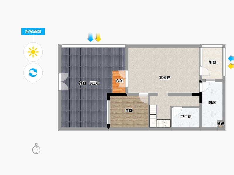 辽宁省-营口市-五矿铂海院子-92.20-户型库-采光通风