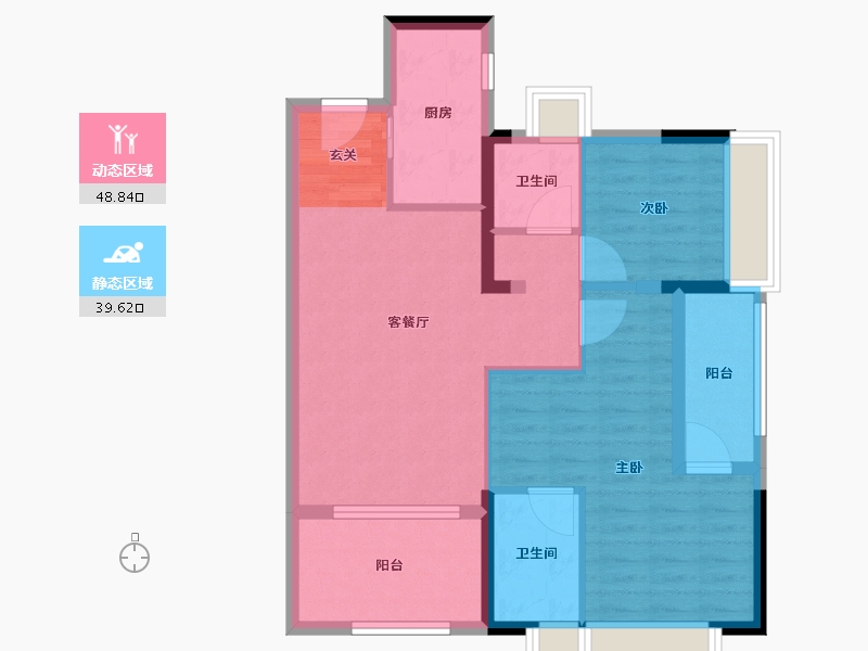 广东省-深圳市-卓越誉珑-79.00-户型库-动静分区