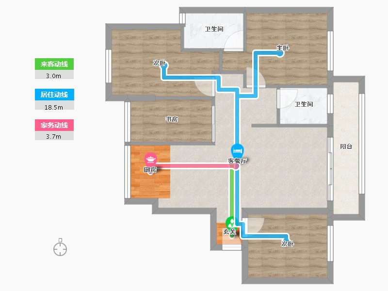 福建省-三明市-御景华府-78.82-户型库-动静线