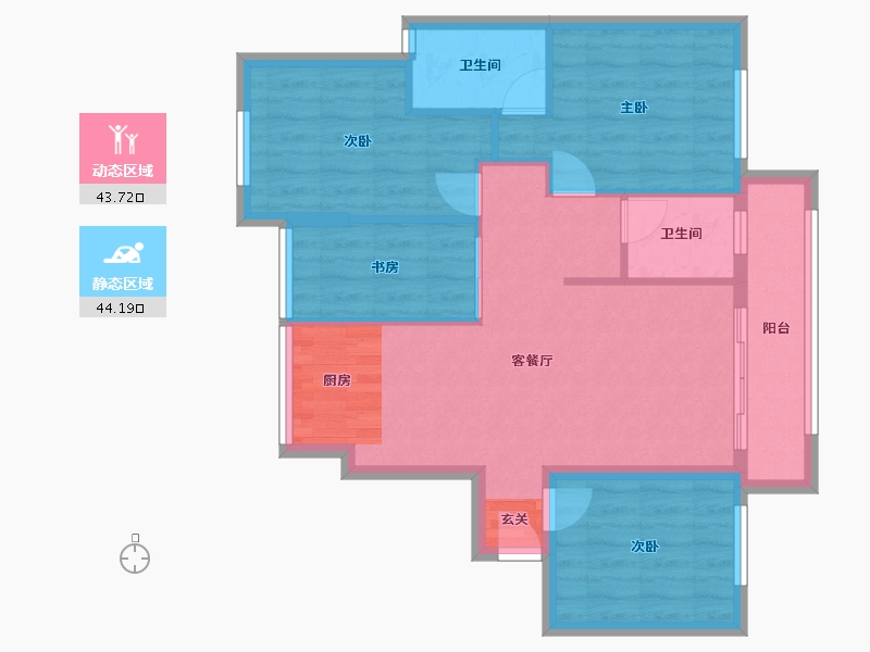 福建省-三明市-御景华府-78.82-户型库-动静分区