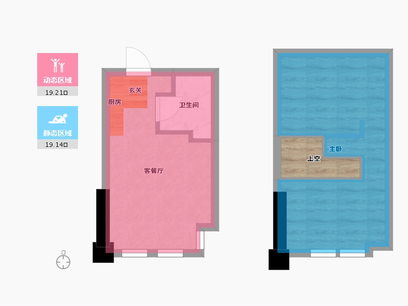 浙江省-宁波市-星悦中心-35.28-户型库-动静分区