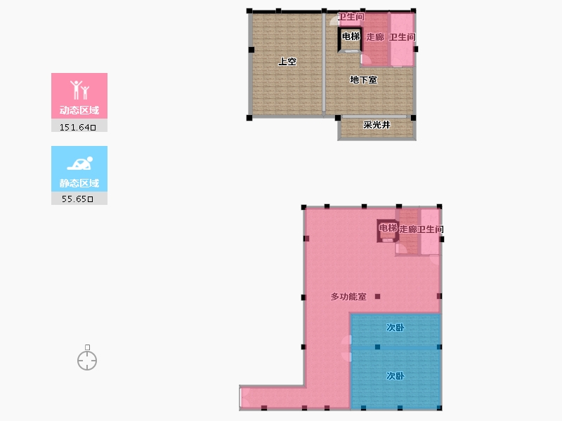 上海-上海市-金臣颐别-280.61-户型库-动静分区