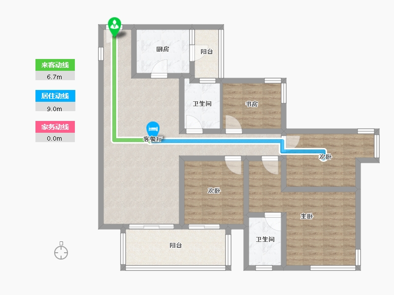 广西壮族自治区-南宁市-澜月府-101.70-户型库-动静线