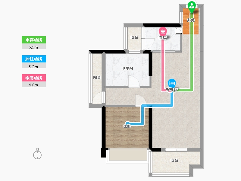 广东省-深圳市-牧云溪谷-56.85-户型库-动静线