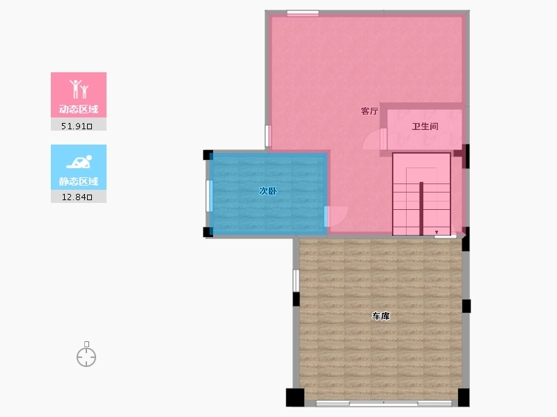 四川省-成都市-东山格墅-94.47-户型库-动静分区