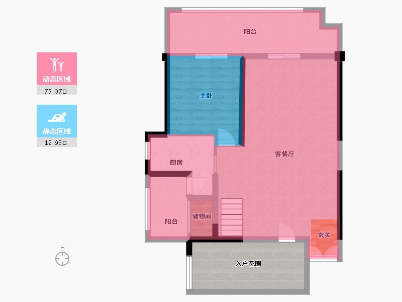 四川省-宜宾市-邦泰天玺-90.92-户型库-动静分区