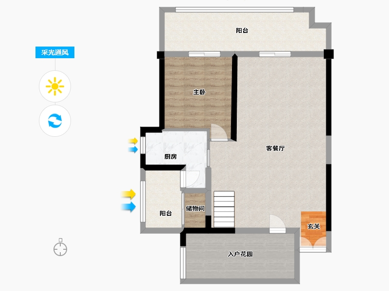 四川省-宜宾市-邦泰天玺-90.92-户型库-采光通风