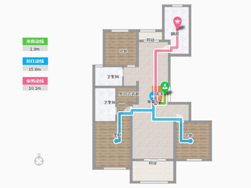 河北省-石家庄市-翰林国际-140.00-户型库-动静线