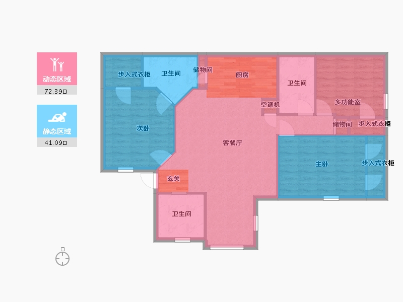 Florida-Leon-The Enclave at Huntington Woods-103.69-户型库-动静分区