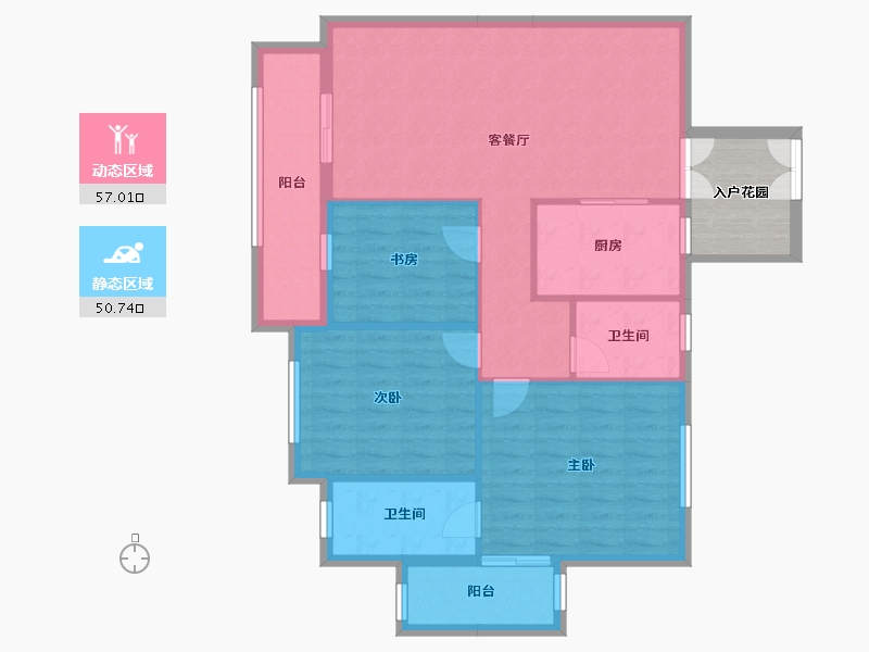 广西壮族自治区-来宾市-天辰广场-103.86-户型库-动静分区