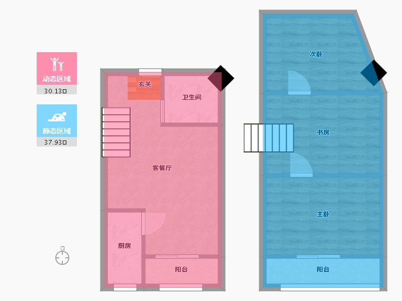 湖北省-武汉市-四新中央生活区-60.32-户型库-动静分区