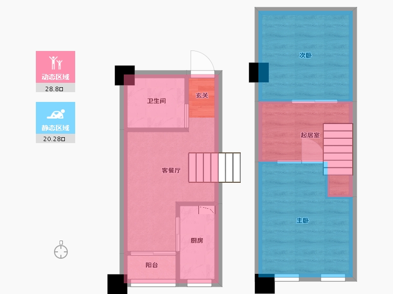 湖北省-武汉市-四新中央生活区-42.56-户型库-动静分区