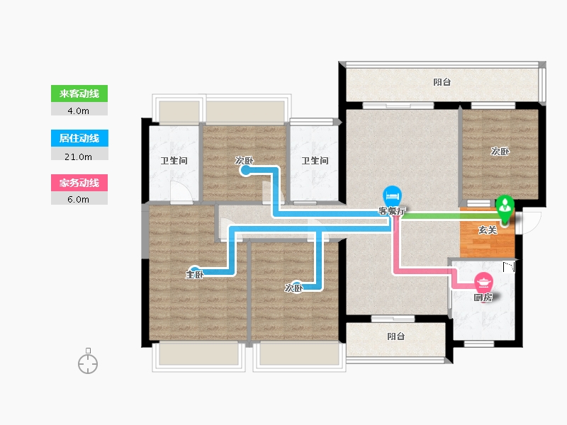 广东省-广州市-广州融创文旅城-103.82-户型库-动静线