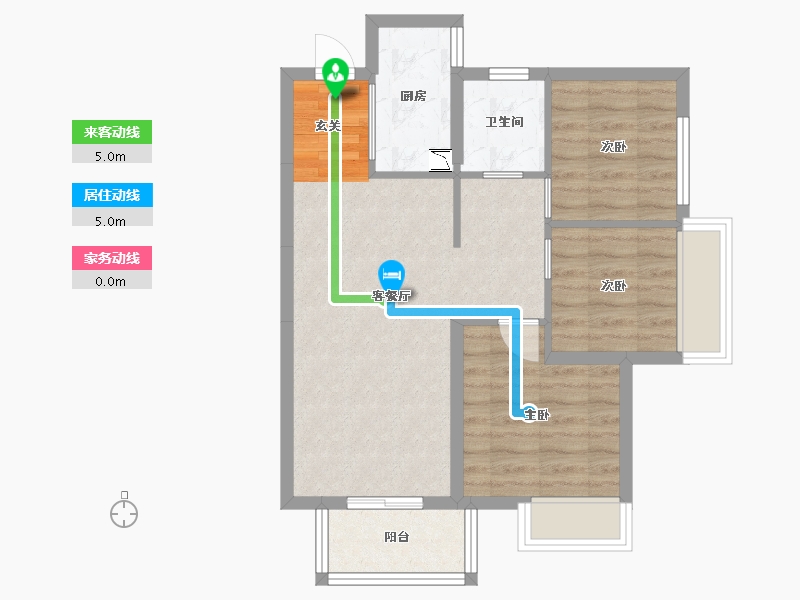 广西壮族自治区-南宁市-印象愉景湾-62.65-户型库-动静线