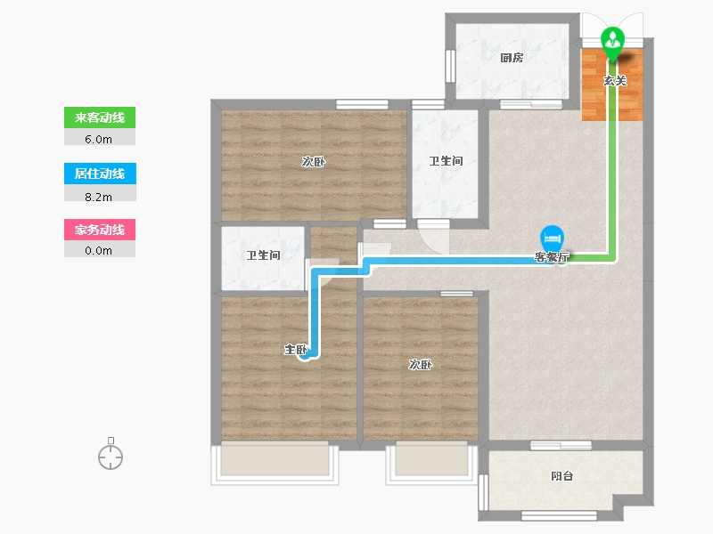 湖北省-黄石市-宏维天地-92.74-户型库-动静线