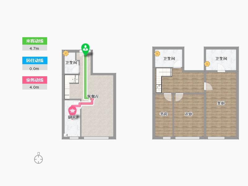 江苏省-南通市-华业玫瑰东筑-101.08-户型库-动静线