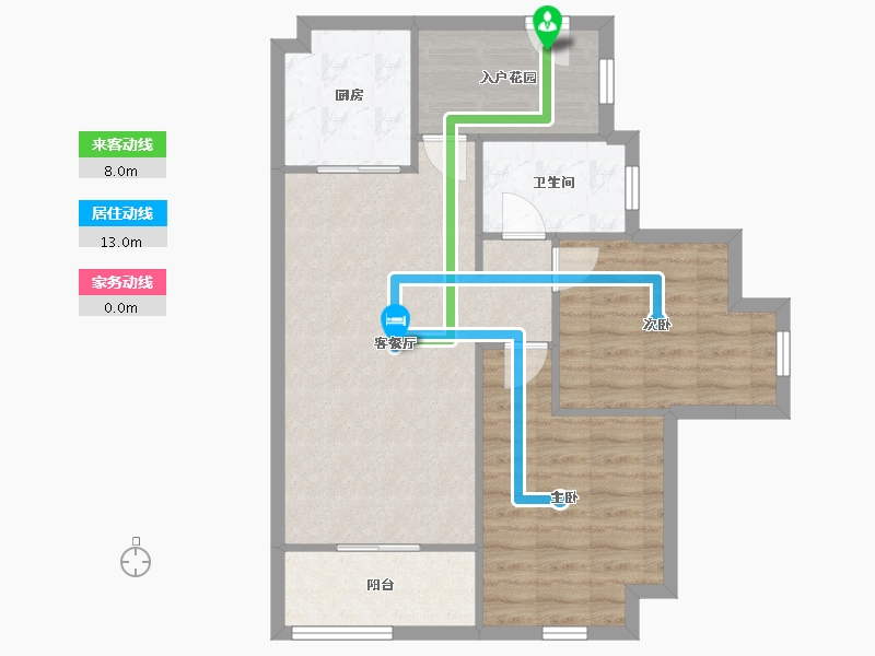 重庆-重庆市-紫御江山-72.03-户型库-动静线